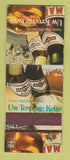 Matchbook Cover - Martini Bianco Rosso Liquor Netherlands WEAR