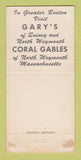 Matchbook Cover - Frederic's Restaurant West Palm Beach FL 30 Strike