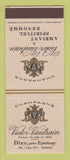 Matchbook Cover - Victor Vautrain Champagne Liquor France