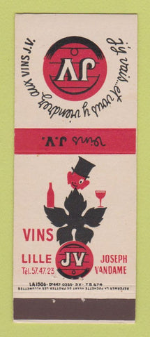 Matchbook Cover - Joseph Vandame Wine Liquor France