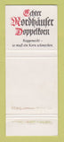 Matchbook Cover - Echter Nordhauser Doppelkorn Liquor WEAR