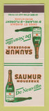 Matchbook Cover - Saumur Mousseux Liquor France Champagne?
