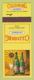 Matchbook Cover - Culemborg Late Harvest Liquor Wine South Africa