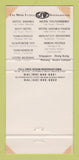 Matchbook Cover - Del Webb's Hotel Sahara Casino Las Vegas NV 30 Strike