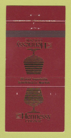 Matchbook Cover - Hennessy Cognac Liquor Schieffelin 30 Strike