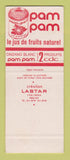 Matchbook Cover - Cinzano Blanc Liquor Georges Barre Pithiviers France