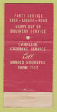 Matchbook Cover - Sarge Biltz Lafayette IN Restaurant WEAR 30 Strike