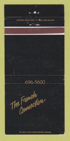 Matchbook Cover - The French Connection Restaurant WEAR 30 Strike