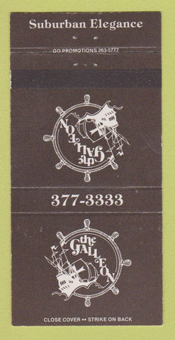 Matchbook Cover - The Galleon Restaurant St Charles IL WEAR 30 Strike