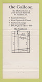 Matchbook Cover - The Galleon Restaurant St Charles IL WEAR 30 Strike