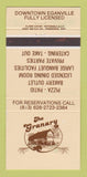 Matchbook Cover - The Granary Restaurant Eganville ON 30 Strike