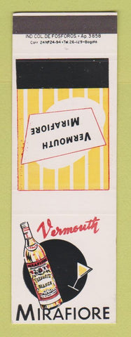Matchbook Cover - Vermouth Mirafiore Liquor SAMPLE