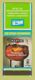 Matchbook Cover - Martini Liquor France Hotels WEAR