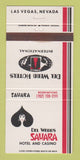 Matchbook Cover - Del Webb's Sahara Casino Hotel Las Vegas NV WEAR 30 Strike