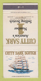 Matchbook Cover - Cutty Sark Scotch Whiskey Liquor WEAR 30 Strike