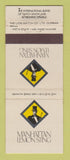 Matchbook Cover - Manhattan Lemon Sting Liquor South Africa