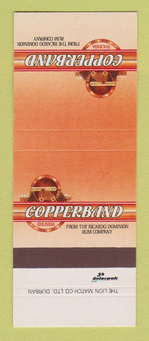 Matchbook Cover - Copperband Rum South Africa SAMPLE