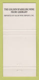 Matchbook Cover - Prasidenten Gold Wine Liquor Baum 30 Strike