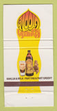 Matchbook Cover - Kahlua Grrove Liquor WEAR 30 Strike