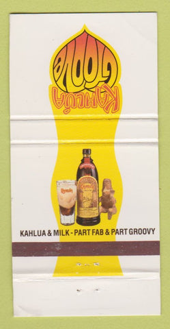 Matchbook Cover - Kahlua Grrove Liquor WEAR 30 Strike