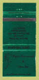 Matchbook Cover - Figaro Restaurant Clam Bar Enfield CT WEAR 30 Strike