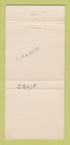 Matchbook Cover - French Cafe Marcel & Jeanne Montebello CA 30 Strike