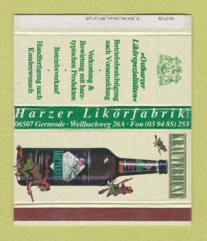Matchbox - Krauterhexe Liquor Wellbachweg Germany
