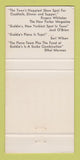 Matchbook Cover - Goldie's New York City WEAR 30 Strike