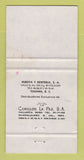Matchbook Cover - El Greco Restaurant Tijuana Mexico WEAR 30 Strike