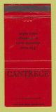 Matchbook Cover - Cantrece Nylon Fabric DuPont WEAR 30 Strike