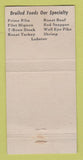 Matchbook Cover - Ki's Cocktail Lounge Restaurant Glen Ellyn IL 30 Strike