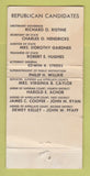 Matchbook Cover - John Ryan Judge Appellate Court IL? WORN 30 Strike