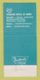 Matchbook Cover - Sheraton Hotel Maui Hawaii Kaanapali Beach 30 Strike