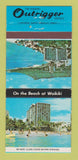 Matchbook Cover - Waikiki Outrigger Hotel Hawaii 30 Strike