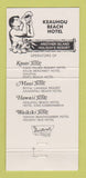 Matchbook Cover - Keauhou Beach Hotel Hawaii Kona Coast 30 Strike