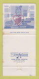 Matchbook Cover - Outrigger Hotel Waikiki Hawaii WORN 30 Strike
