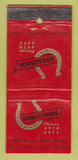 Matchbook Cover - Horseshoe Casino Las Vegas NV WORN 21 Strike Feature