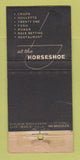 Matchbook Cover - Horseshoe Casino Las Vegas NV WORN 21 Strike Feature