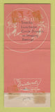 Matchbook Cover - Chas Stevens Chicago IL The Circle WORN BACK 30 Strike