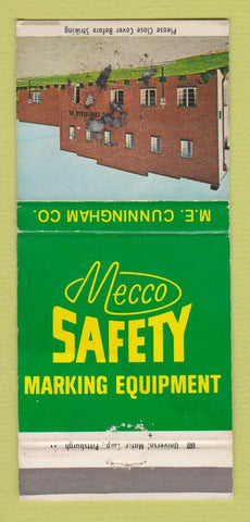 Matchbook Cover - Mecco Safety Marking Equipment Ingomar PA 30 Strike
