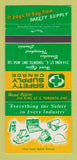 Matchbook Cover - Safety Supply Canada Toronto ON 30 Strike