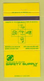 Matchbook Cover - Safety Supply Canada Montreal QC 30 Strike