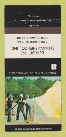 Matchbook Cover - Ansul Fire Protection Detroit MI 30 Strike