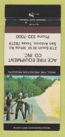 Matchbook Cover - Ansul Fire Protection San Antonio TX WEAR 30 Strike