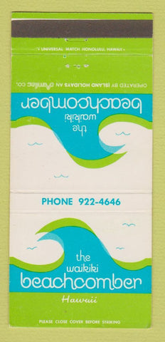 Matchbook Cover - Waikiki Beachcomber Hawaii 30 Strike