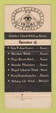 Matchbook Cover - Hanalei Plantation Kauai Hawaii WEAR 30 Strike