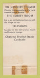 Matchbook Cover - Country Store Restaurant Chicago IL WORN BACK 30 Strike