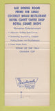 Matchbook Cover - Royal Lahaina Resort Hawaii Maui 30 Strike