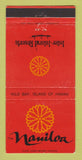 Matchbook Cover - Naniloa Hilo Bay Hawaii Resort 30 Strike