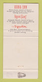 Matchbook Cover - Naniloa Hilo Bay Hawaii Resort 30 Strike
